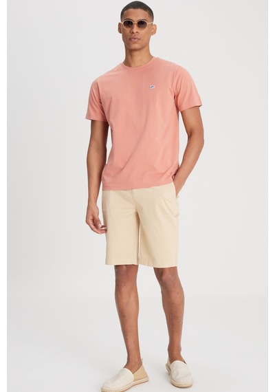 Lightweight Ss Small Logo Pembe Erkek Kısa Kol T-shirt