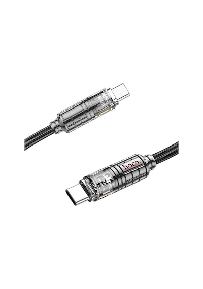 Hoco U122 Kristal Uç 60W Type-c To Hızlı Data Ve Şarj Kablosu