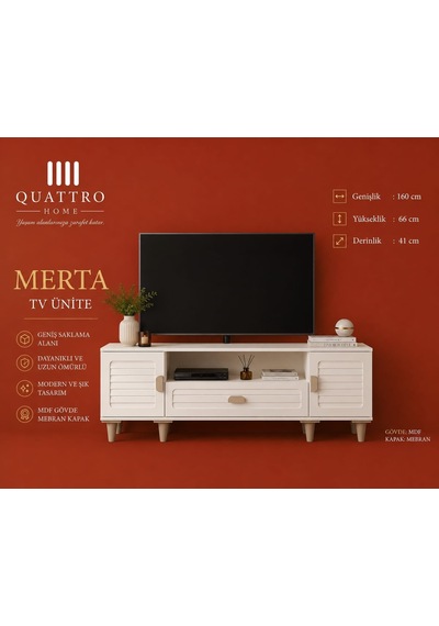 Merta Tv Ünitesi Krem-bej