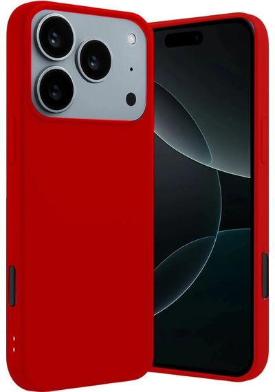 İphone 17 Pro First Silikon - Kırmızı