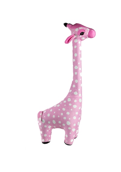 Oyuncak Zürafa Pelüş Sevimli Şaşkın Zürafa Pembe Dev Boy 100 Cm