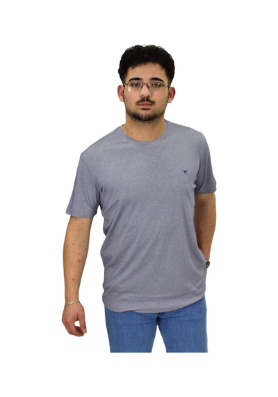 Raymons Erkek Sıfıryaka Düz Merserize Tişört T6034 Bgl-st04527 İndigo