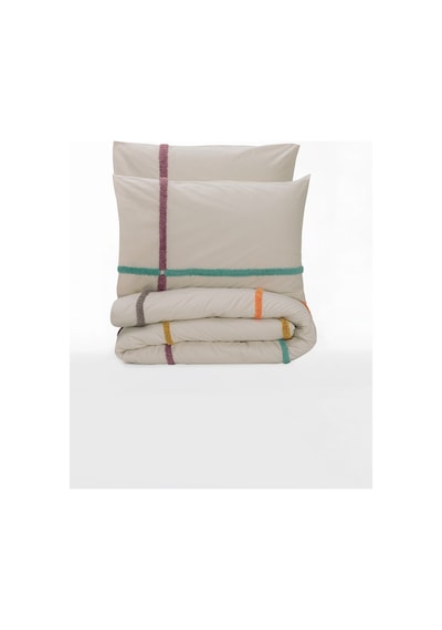 Cotton Box Puff Nakışlı Çift Kişilik Nevresim Takımı Insula Gül Kurusu