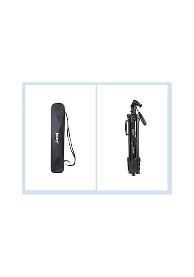Jmary KP2294 Tripod 164 cm 3 Kademeli Çok Fonksiyonlu Profesyonel - ZORE-262651 Siyah