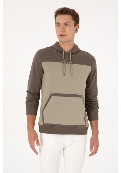 U.s. Polo Assn. Erkek Vizon Sweatshirt 50315453-vr052 Vızon