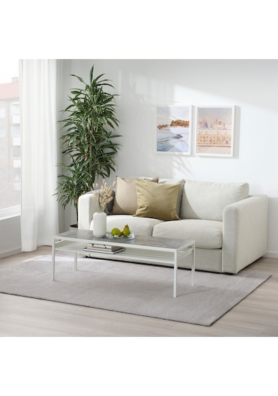 Ikea Knardrup El Dokuması Halı 133 X 195 Cm Açık Gri Açik Gri