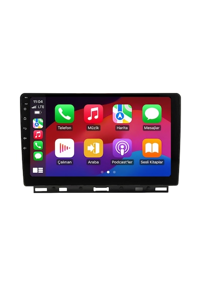 Renault Captur 2020-2023 Android Multimedya Carplay Android Auto Navigasyon Kameralı 4gb Ram 64gb 9"