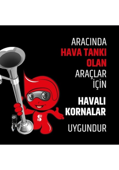Seger 24 Volt Arap Saydırmalı Korna Dali Dali Korna 86Eh