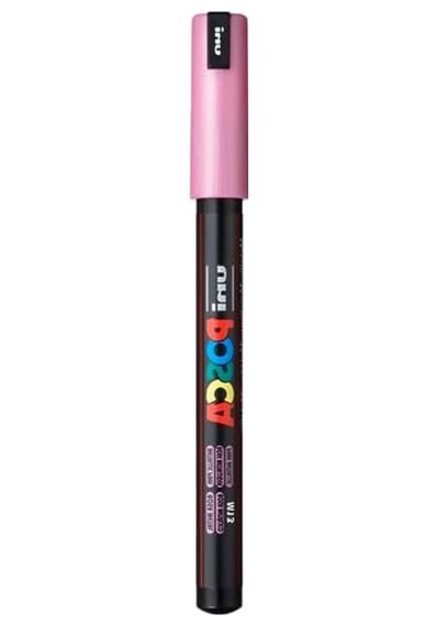 Metallic Pembe Su Bazlı Poster Markörü, 10'lu Set 103 Ivory