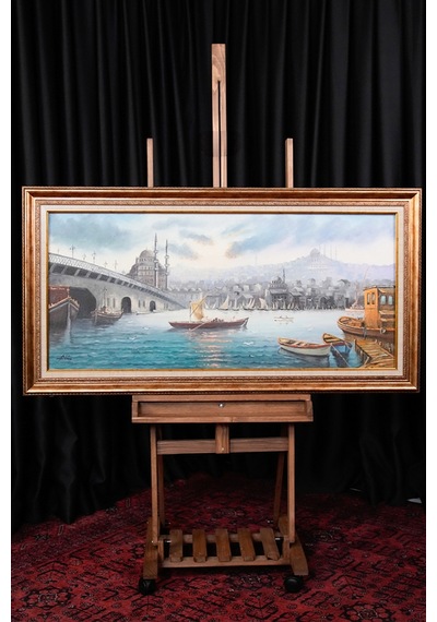 Atatürk Köprüsü'nde Akşamüstü Ve Tarihi Yarımada 65 x 125 CM