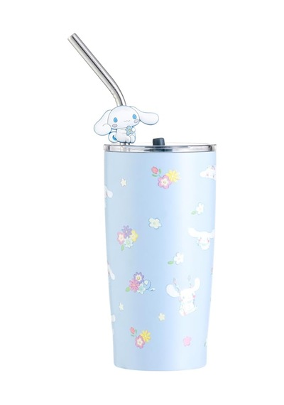 Sanrio Lisanslı Cinnamoroll Çelik Matara Pipetli 580ml By Mınıso 0