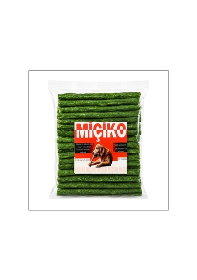 Köpekler İçin Xxl Kalın Munchy Ödül Çubuğu 500gr Yeşil