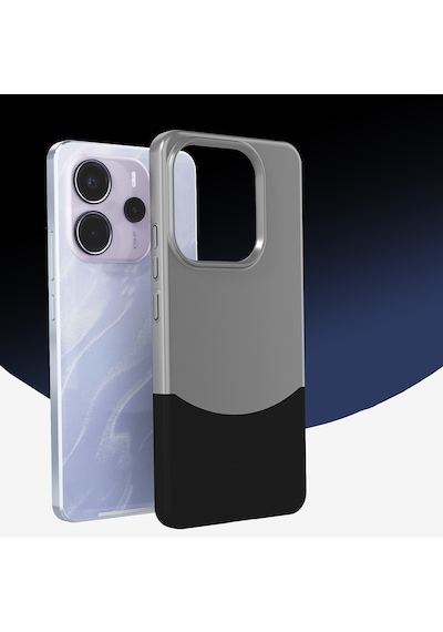 Xiaomi Redmi Note 14 5g Kılıf Mıknatıslı Zore Duble Kapak Siyah
