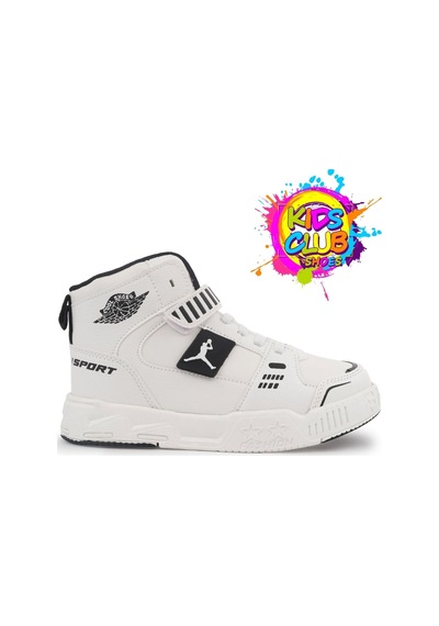 Sneaker Ortopedik Taban Unisex Çocuk Spor Ayakkabı Beyaz
