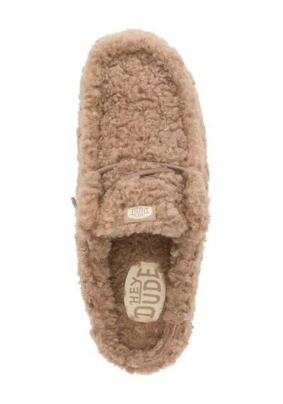 HEY DUDE Wally Slipper Timber Wolf Erkek Terlik-11122 Bej