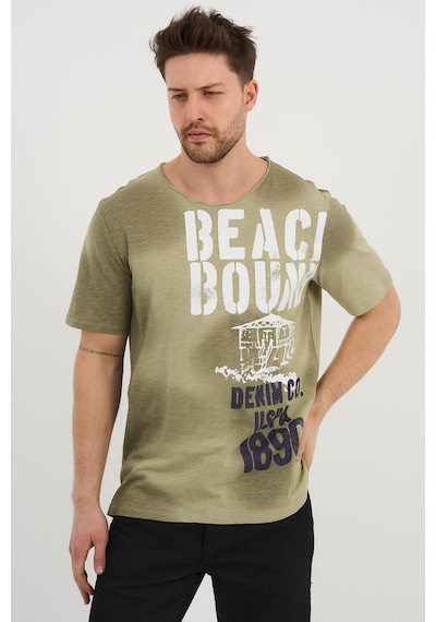 Alexandergardi Alexandergardı Kısa Kollu Baskılı Regular T-shirt 1194195 Haki
