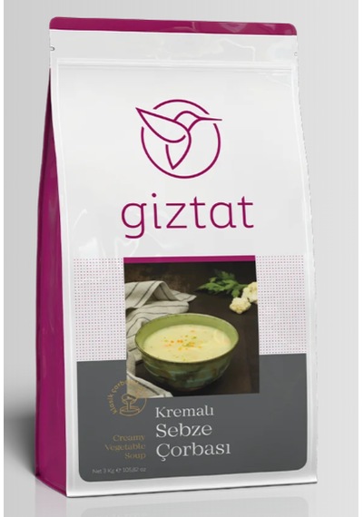 Giztat Kremalı Sebze Çorba 3 Kg