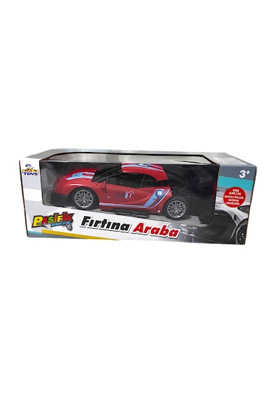 Uzaktan Kumandalı Dev Boy Şarjlı Full Fonksiyon 1:14 Fırtına Oyuncak Araba 28 Cm. Kırmızı