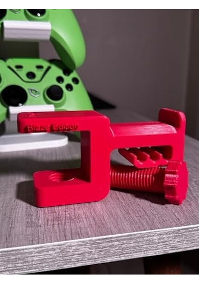 Kırmızı Asılabilir Masa Kenarı Kulaklık Standı Blaze Edition V5 Kaydırmaz Keçeli Ergonomik Ve Sağlam Çok Renkli