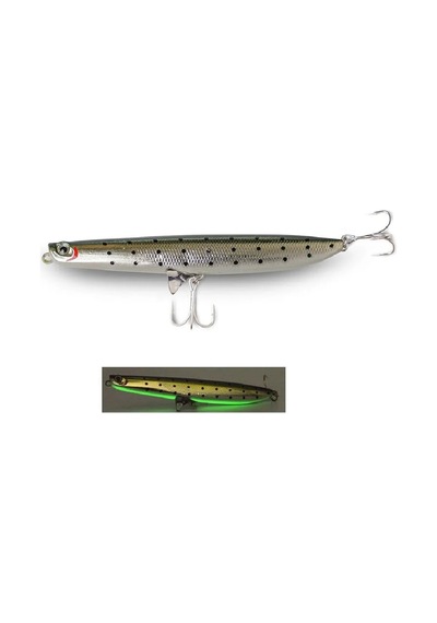 Fujin Venom 12cm 20gr Su Üstü Maket Balık 043 Metal Smoke Joe
