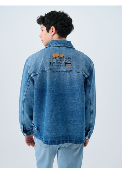 LOFT Oversize Erkek Ceket Lf2039639 Q1.v1 Denim