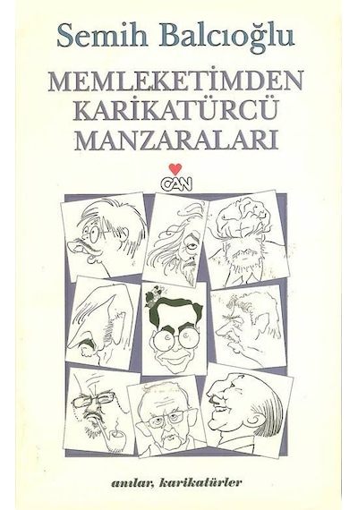 Memleketimden Karikatürcü  Manzaraları - Semih Balcıoğlu - Can Yayınları