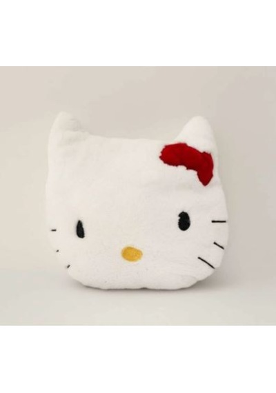 Hellokitty Figürlü Yastık 30cm Beyaz