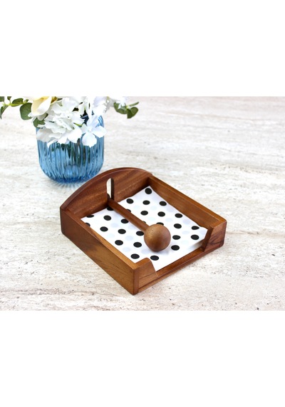 Doğal Akasya Ağacı Peçetelik - Rüzgar Korumalı Ağırlıklı Ahşap Masaüstü Kare Peçetelik - İç Ve Dış Mekan, Bahçe, Balkon Uyumlu 17x17 Cm Doğal Akasya Ağacı Peçetelik - Rüzgar Korumalı Ağırlıklı Ahşap Masaüstü Kare Peçetelik - İç Ve Dış Mekan, Bahçe, Balkon Uyumlu 17x17 Cm