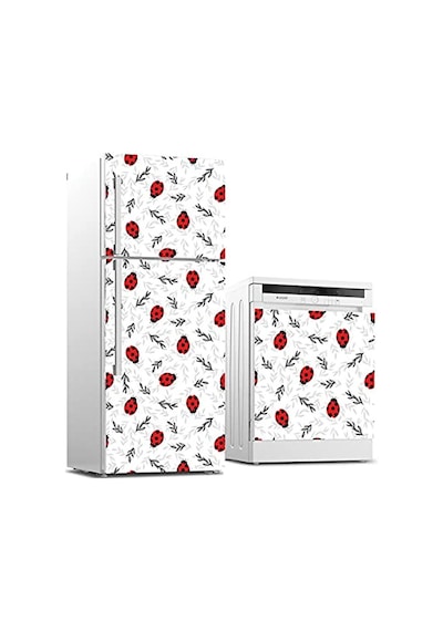 Ayrex Buzdolabı Ve Bulaşık Makinası Beyaz Eşya Sticker Kaplama Uğur Böceği Diğer