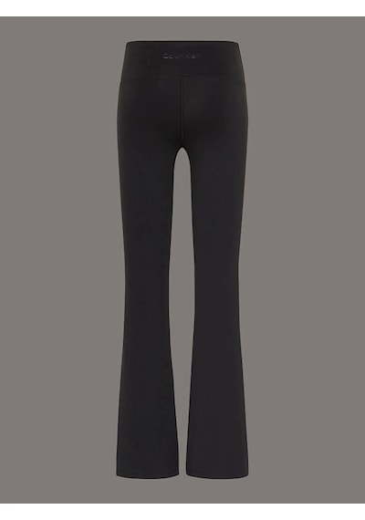 Calvin Klein Calvin Klein Sport Flare Logolu Kadın Siyah Tayt Lvgws5l611-ub1