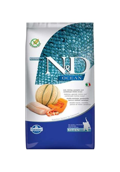 Tr Ocean Morina Balıklı, Balkabaklı Ve Karidesli Yavru Kedi Maması, 1,5 Kg