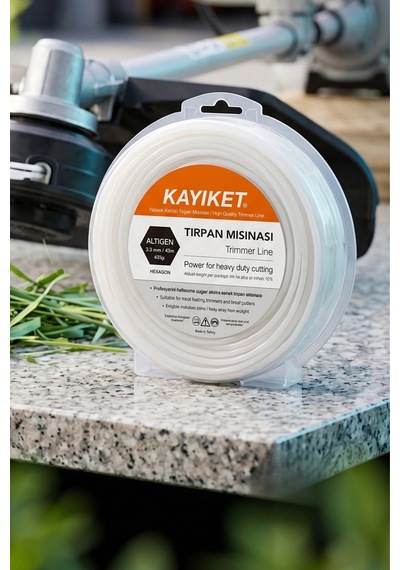 Kayıket Altı Köşe Tır-pan Motoru Misinası 3.3mm 43m