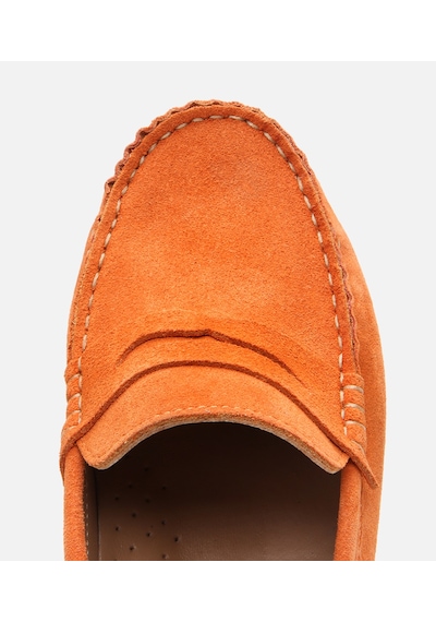 Hotiç Kadın Süet Deri Turuncu Günlük Loafer 01ayh306650a570 Turuncu