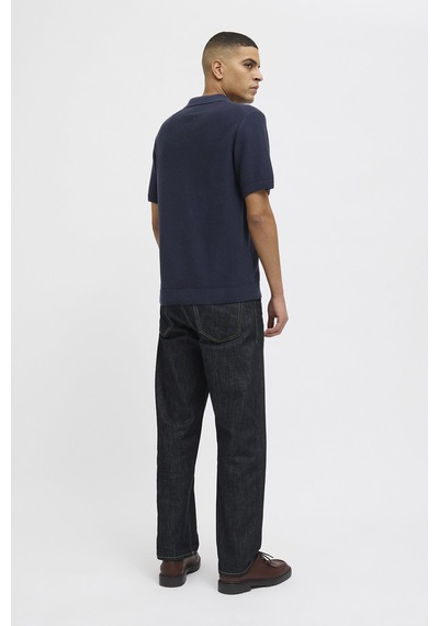 Jack & Jones Erkek Gece Mavisi Polo Yaka Tişört Model Kodu:12273012 Blue