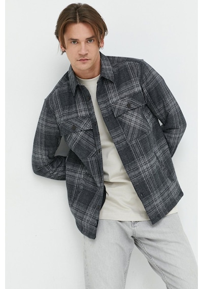 Only & Sons Erkek Onszem Ovr Kapitone Kareli Gömlek 22023584 Antr Antrasit