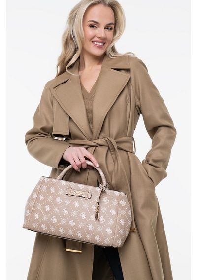 Guess Hwgp9898060 Carrie Logo Grlfnd S Kadın El Çantası Bej