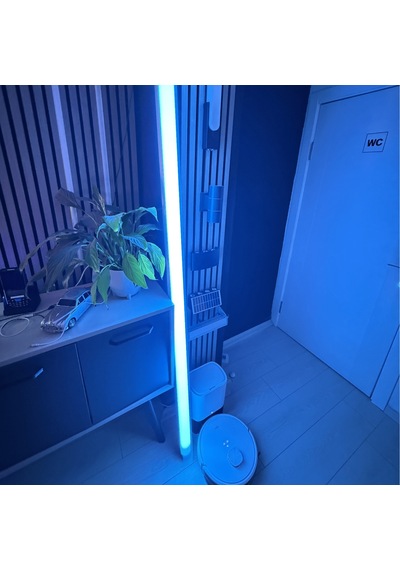 Pixel Rgb Led Işık Kanalı 12v Hazır Tak Çalıştır 2 Mt. Dinamik Efektli Alüminyum Profil Aydınlatma Seti Uzaktan Kumanda