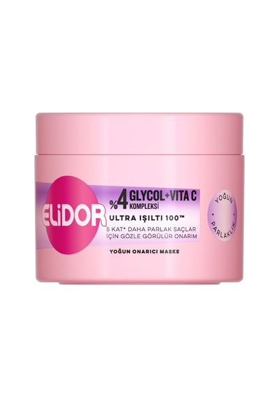 Elidor Işıltı Maske 220 Ml - 100 Saate Kadar Parlak Saçlar 3'li Ekonomik Paket - 3 Adet Tarı