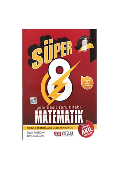 NİTELİK 8. Sınıf Yeni Nesil Süper Matematik Soru Kitabı