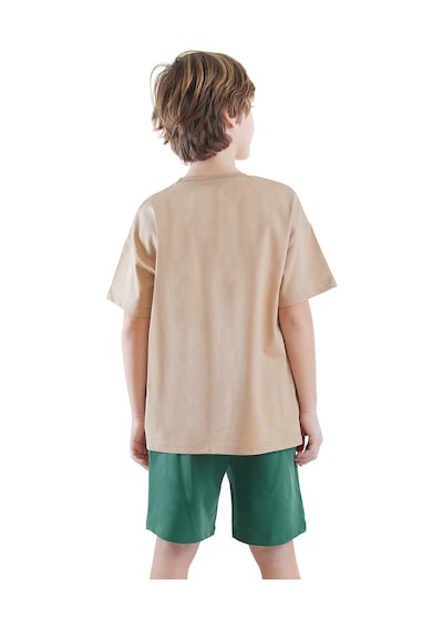 Summer Dino Erkek Çocuk T-shirt Şort Takım