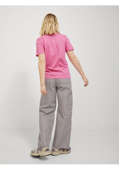 Jack & Jones Kadın Minimal Jjxx Logolu Tişört - Anna - 12206974 Carmine Rose Çok Renkli Jack & Jones Kadın Minimal Jjxx Logolu Tişört - Anna - 12206974 Carmine Rose Çok Renkli