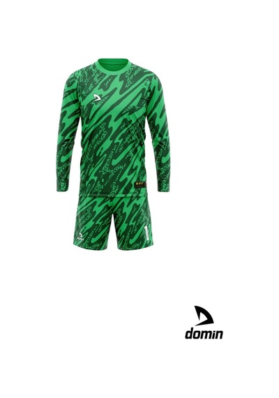 Hnc Sport Uzun Kol Yeşil Nefes Alabilen Kaleci Forması Futbol Forması Maç Forma Ve Şort Seti
