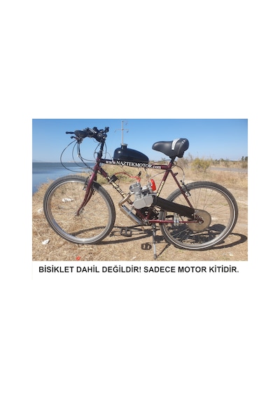 Skyhawk 85cc 2 Zamanlı Benzinli Bisiklet Motor Kiti Çok Renkli