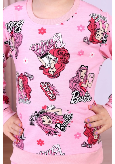 Kız Çocuk Pembe Mevsimlik İkili Takım Pembe