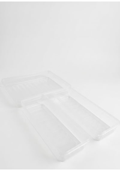 Softchef Fresh Box 3'lü Saklama Kabı Seti 2 Adet 1170 Ml + 1 Adet 2400 Ml - Şeffaf Kapaklı Buzdolabı Ve Dondurucu Uyumlu Düzenleyici Organizer