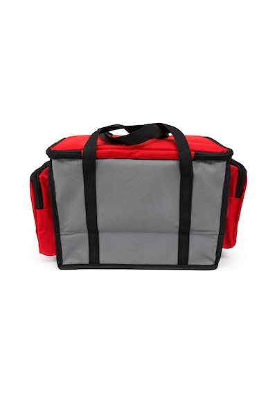 Newbag Yandan Cep Yalıtımlı Soğutucu El Askılı Kamp Çanta-krm Gri Kırmızı - Gri
