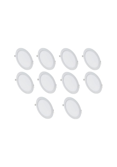 10 Adet 18 Watt Slim Led Panel Beyaz Işık Diğer