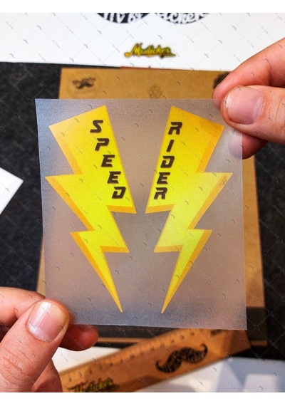 Bay Etiket Rfhlm49 Reflektif Hizli Surucu Yazili Sticker