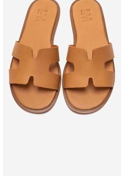 Luvishoes Bıora Taba Hakiki Deri Kadın Terlik