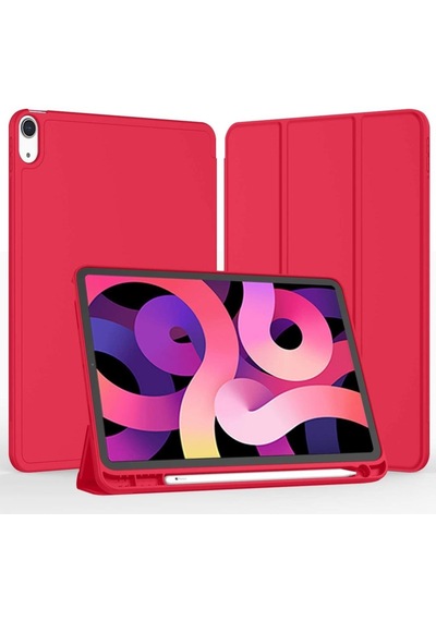 Apple Uyumlu iPad, Air 11inç M2 2024 Kılıf Kalem Bölmeli Smart Case A2902 A2903 A2904
